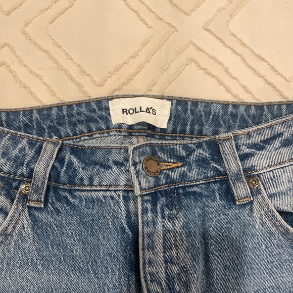 rolla’s original straight leg jeans in brad blue wash (size 27) - Picture 7 of 7